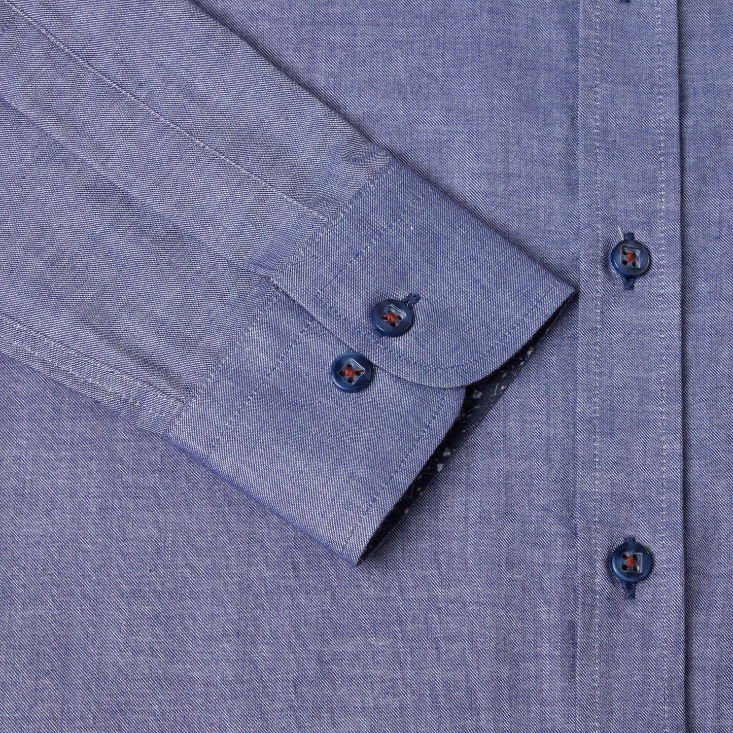 Drifter 14540 27 Dark Blue Regular Fit Casual Shirt