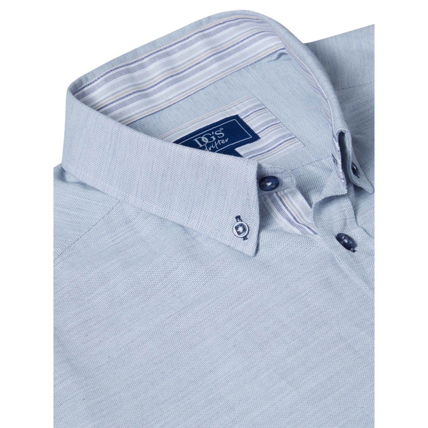 Drifter 14677SS 25 Blue Short Sleeve Casual Shirt
