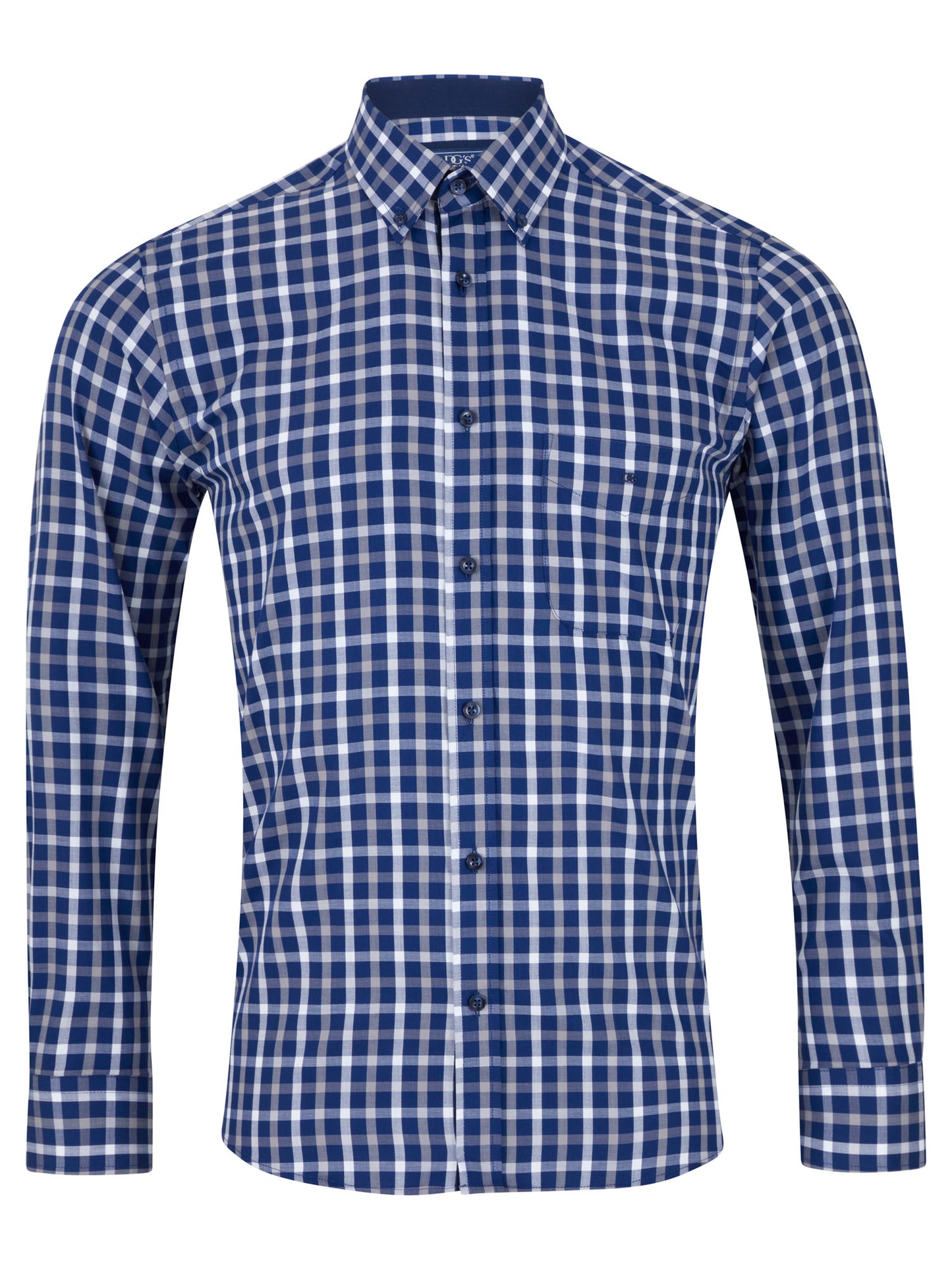 Drifter 14755 28 Navy Regular Fit Casual Shirt