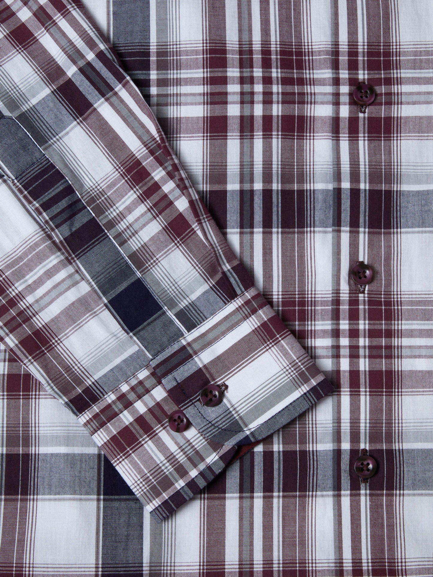 Drifter 14758 66 Burgundy Regular Fit Casual Shirt