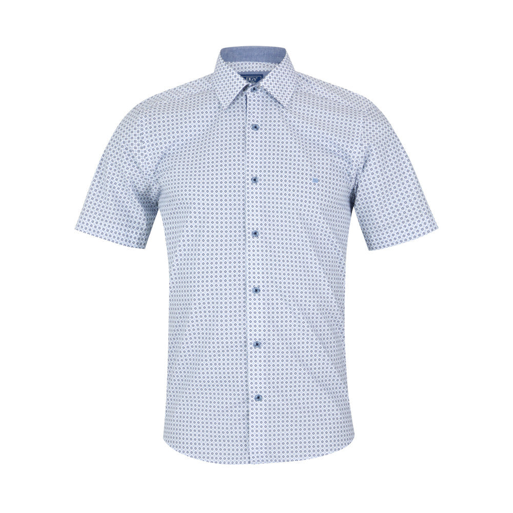 Drifter 14772SS 21 Light Blue Short Sleeve Casual Shirt