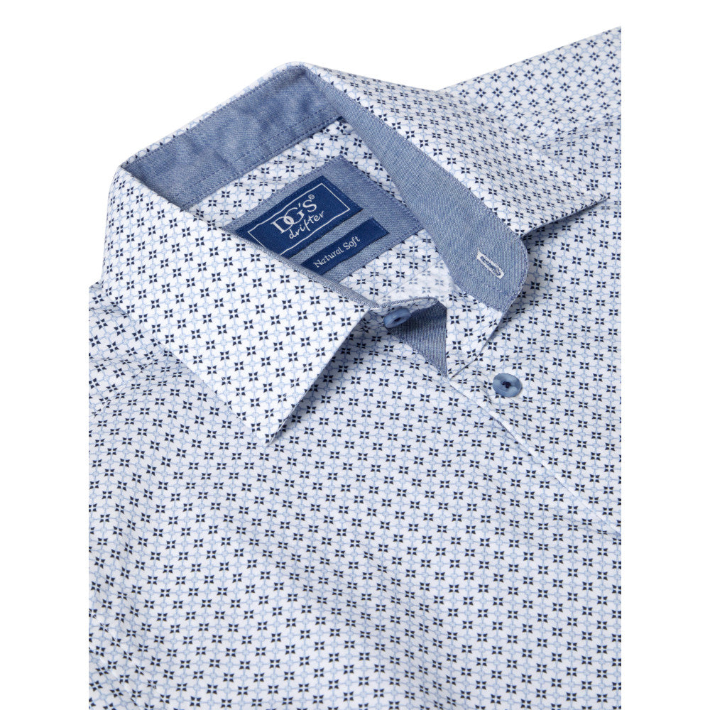 Drifter 14772SS 21 Light Blue Short Sleeve Casual Shirt