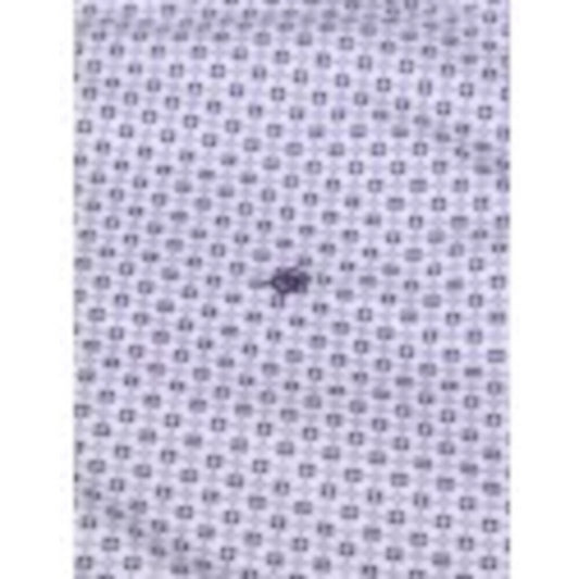 Drifter 14772SS 73 Lilac Short Sleeve Casual Shirt