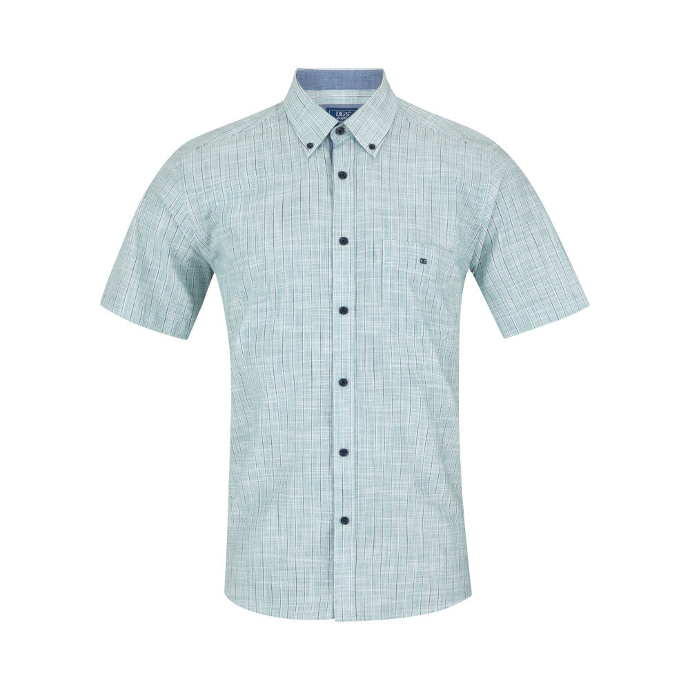 Drifter 14781SS 31 Green Short Sleeve Casual Shirt