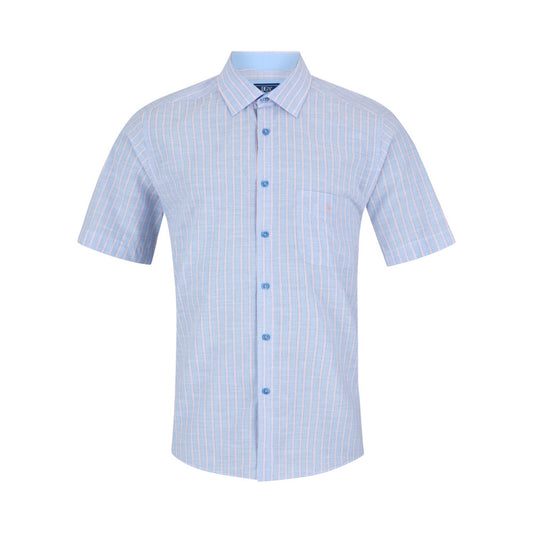 Drifter 14782SS 21 Light Blue Short Sleeve Casual Shirt