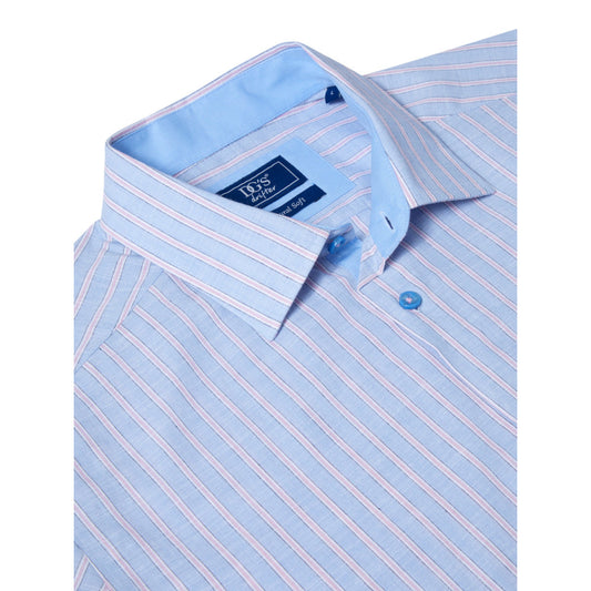 Drifter 14782SS 21 Light Blue Short Sleeve Casual Shirt