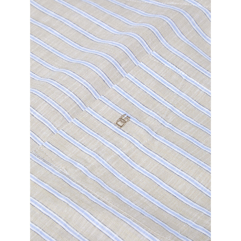 Drifter 14782SS 92 Beige Short Sleeve Casual Shirt