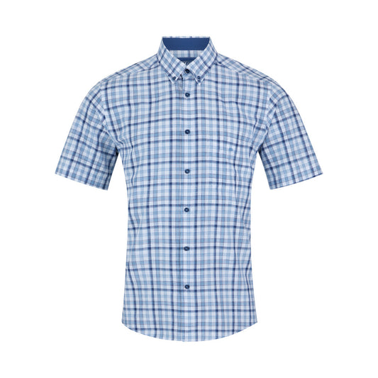 Drifter 14787SS 23 Blue Short Sleeve Casual Shirt