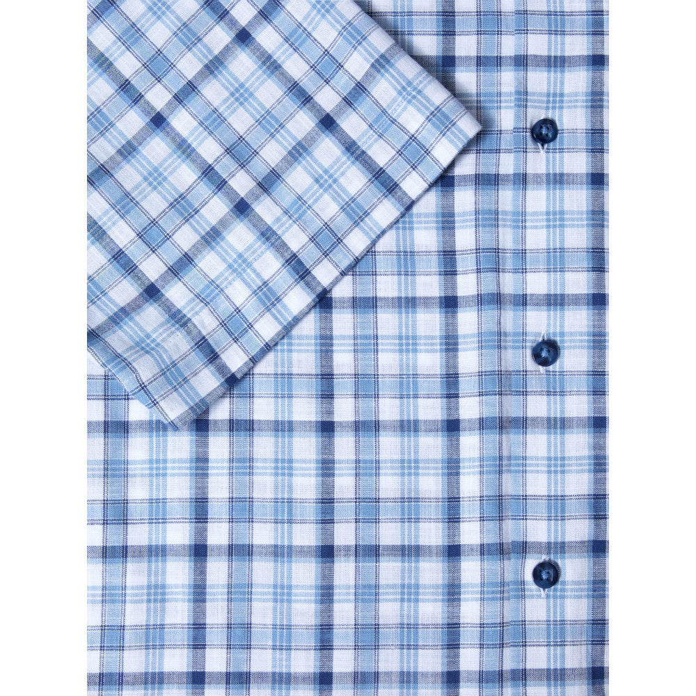 Drifter 14787SS 23 Blue Short Sleeve Casual Shirt