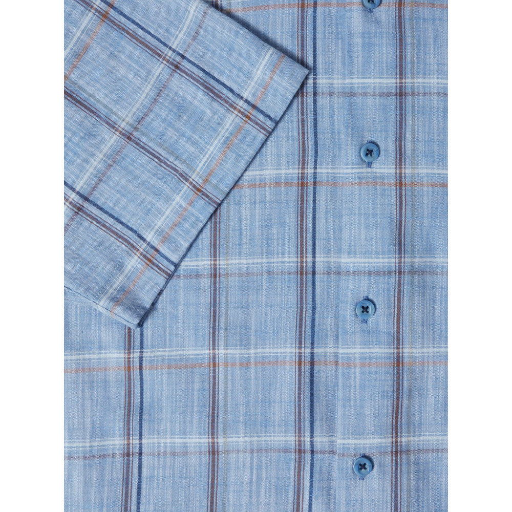 Drifter 14793SS 24 Blue Short Sleeve Casual Shirt
