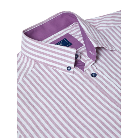 Drifter 14802SS 17 Lilac Short Sleeve Casual Shirt