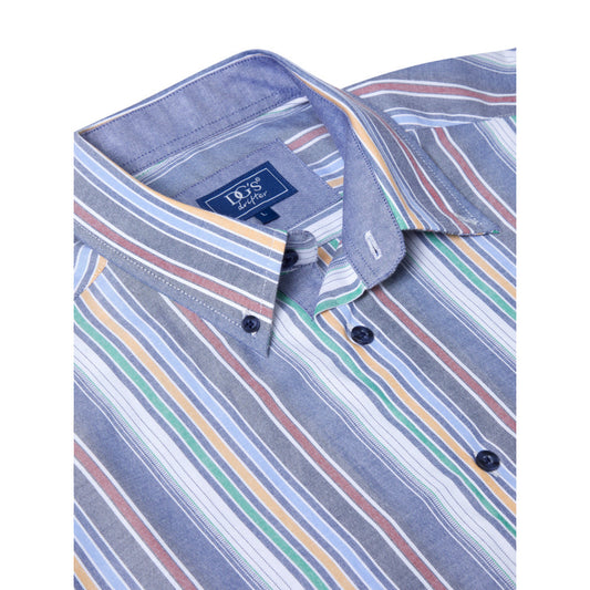 Drifter 14807SS 78 Navy Short Sleeve Casual Shirt