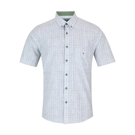 Drifter 14812SS 31 Light Green Short Sleeve Casual Shirt