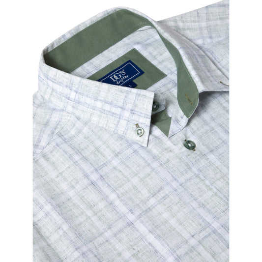 Drifter 14812SS 31 Light Green Short Sleeve Casual Shirt