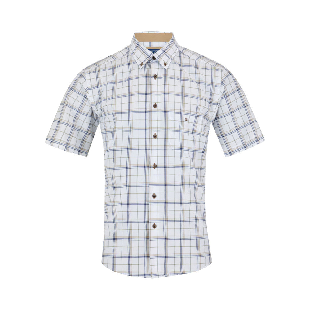 Drifter 14816SS 19 Beige Short Sleeve Casual Shirt
