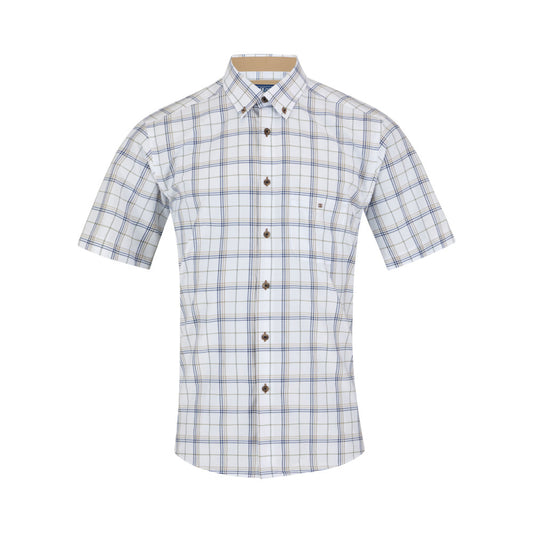 Drifter 14816SS 19 Beige Short Sleeve Casual Shirt