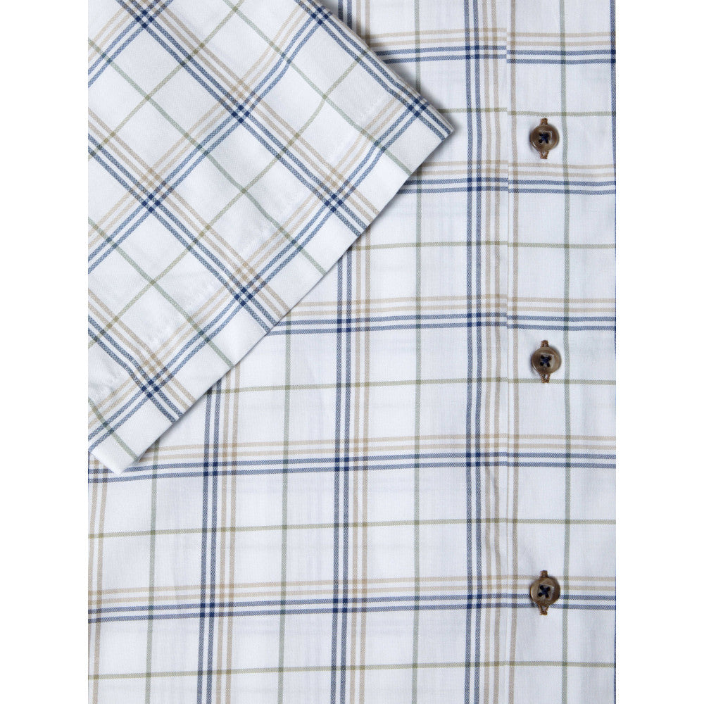 Drifter 14816SS 19 Beige Short Sleeve Casual Shirt