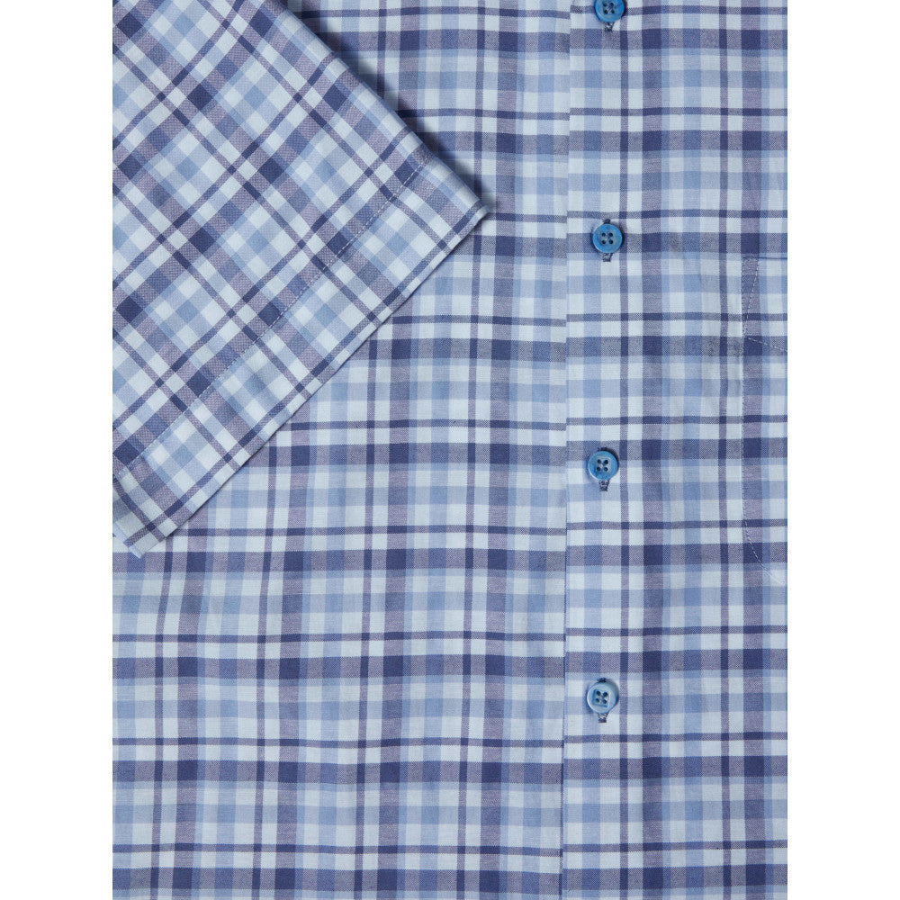 Drifter 14820SS 22 Light Blue Short Sleeve Casual Shirt