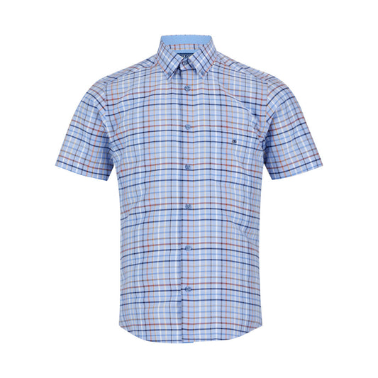Drifter 14822SS 22 Light Blue Short Sleeve Casual Shirt