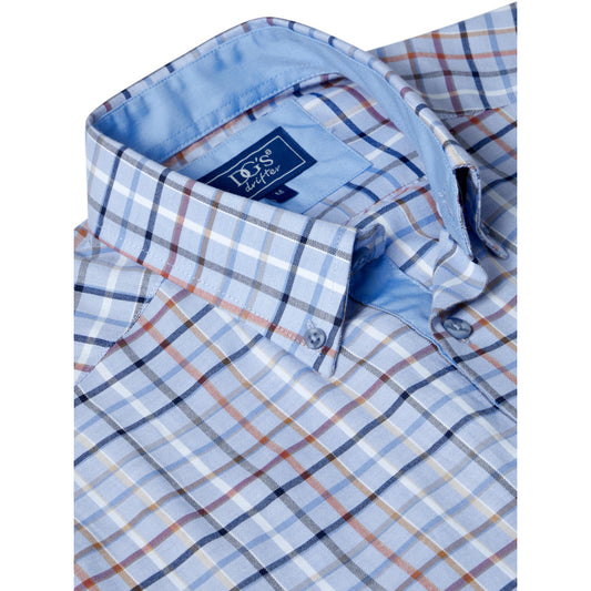 Drifter 14822SS 22 Light Blue Short Sleeve Casual Shirt