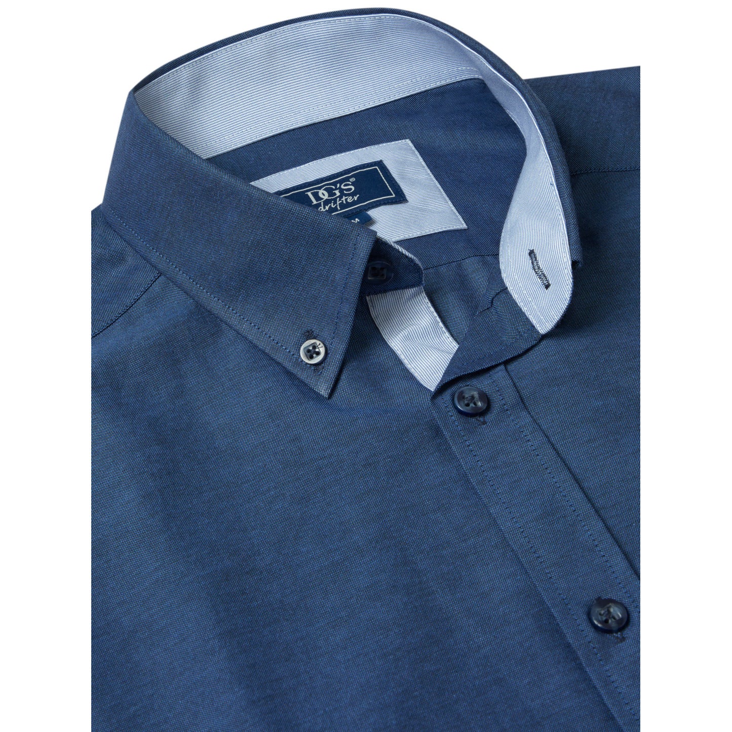 Drifter 14825 28 Dark Blue Regular Fit Casual Shirt