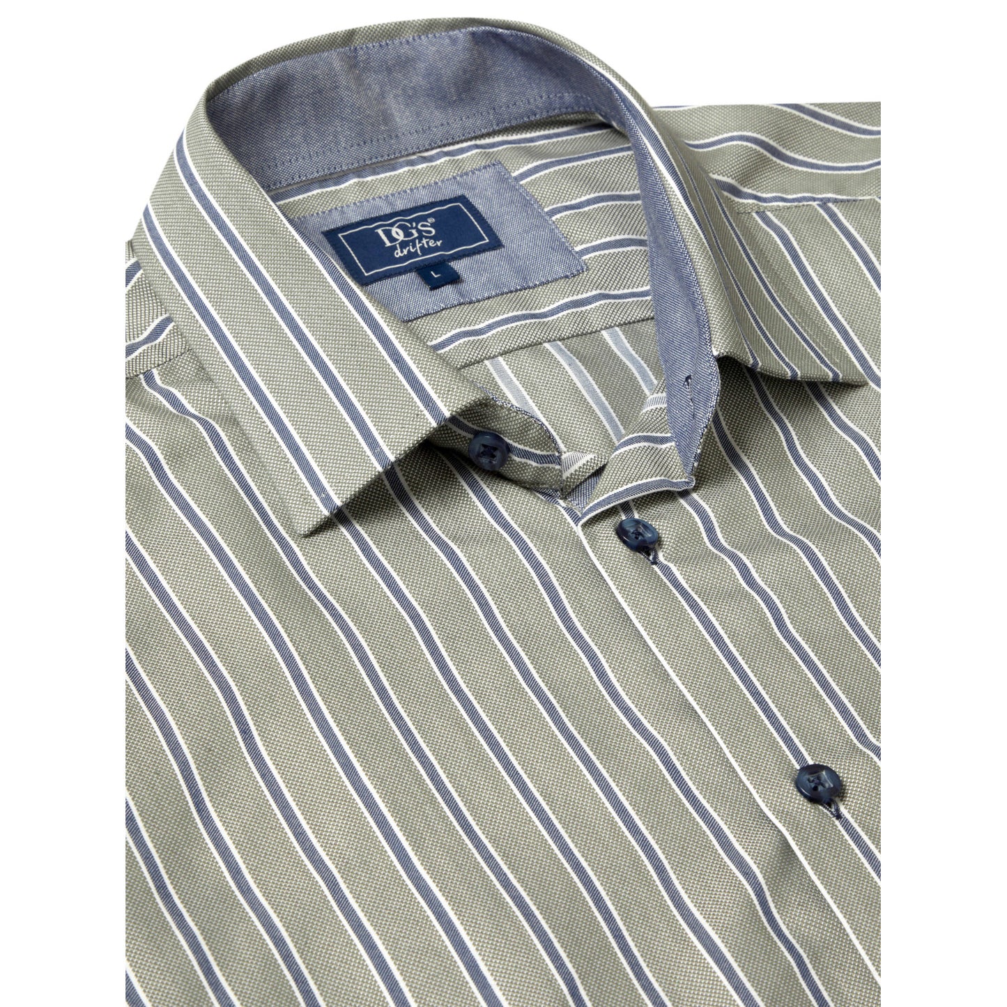 Drifter 14826 33 Green Regular Fit Casual Shirt