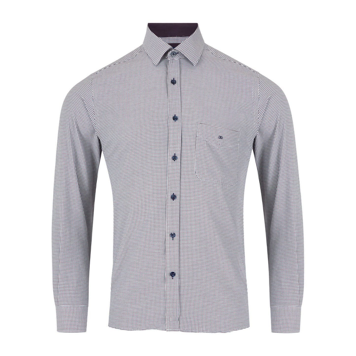 Drifter 14843 76 Purple Regular Fit Casual Shirt