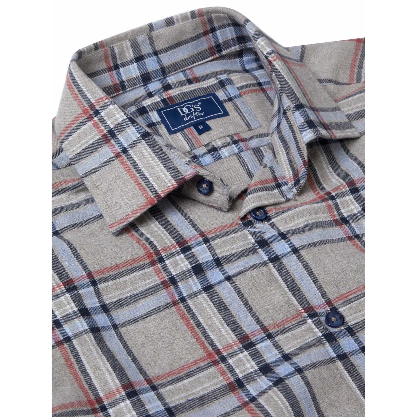 Drifter 14852 92 Stone Regular Fit Casual Shirt