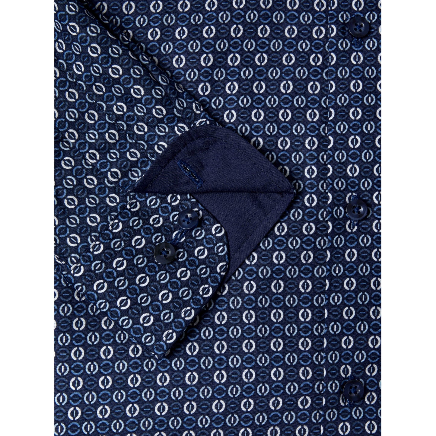 Drifter 14853 28 Navy Regular Fit Casual Shirt