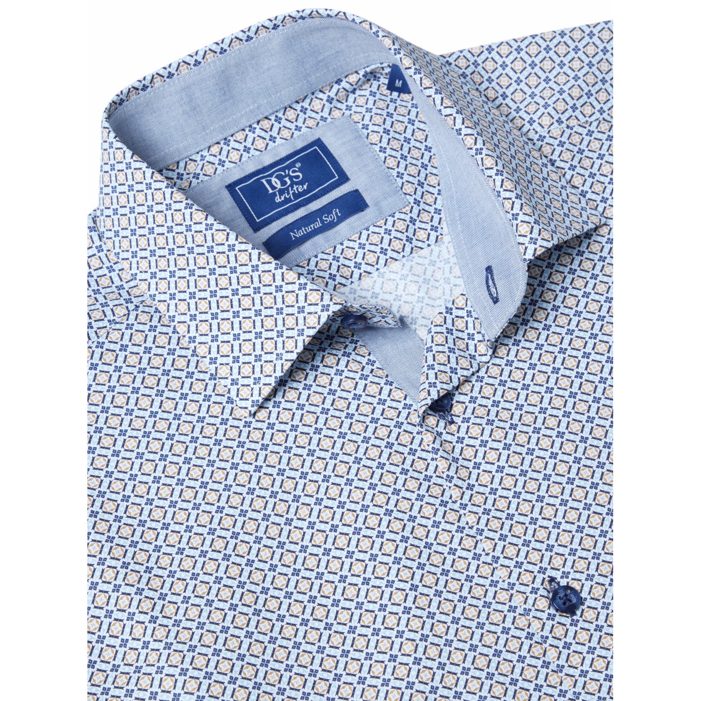 Drifter 14924 23 Blue Regular Fit Casual Shirt