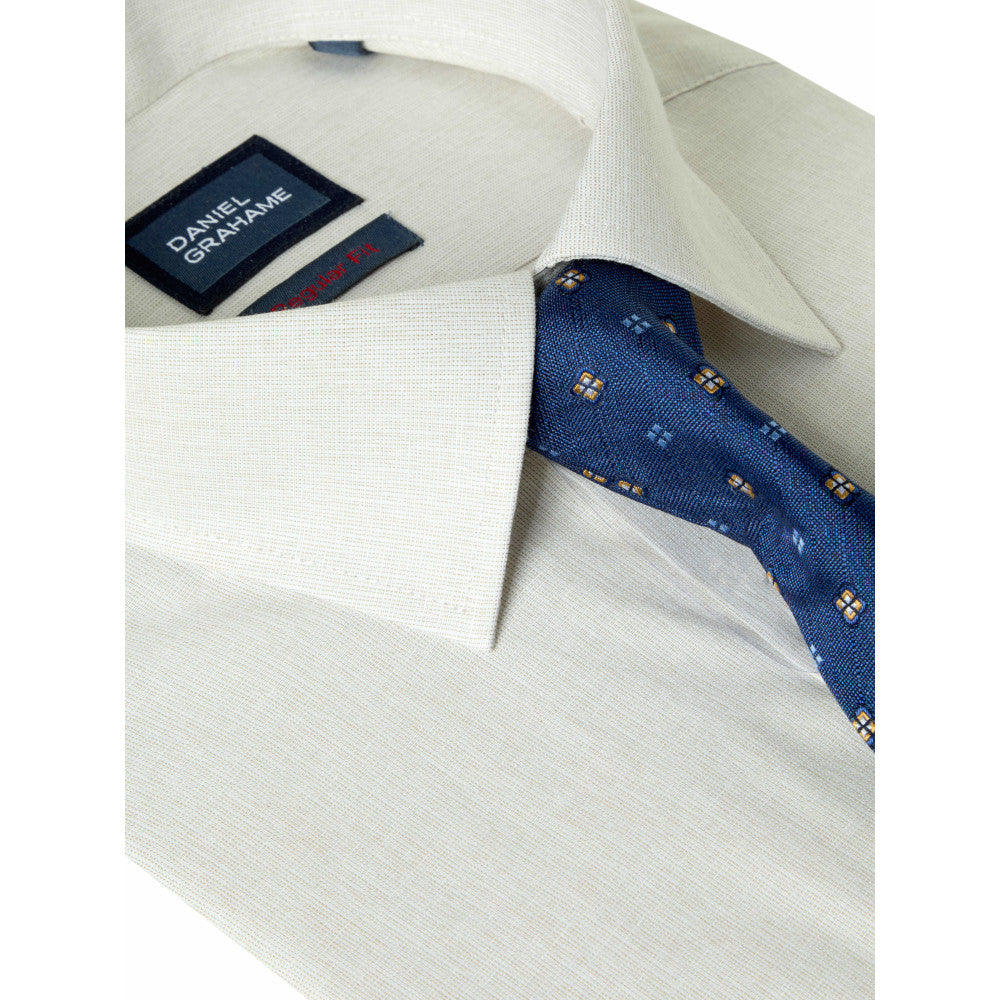 Daniel Grahame 15062T 92 Stone Regular Shirt & Tie Set
