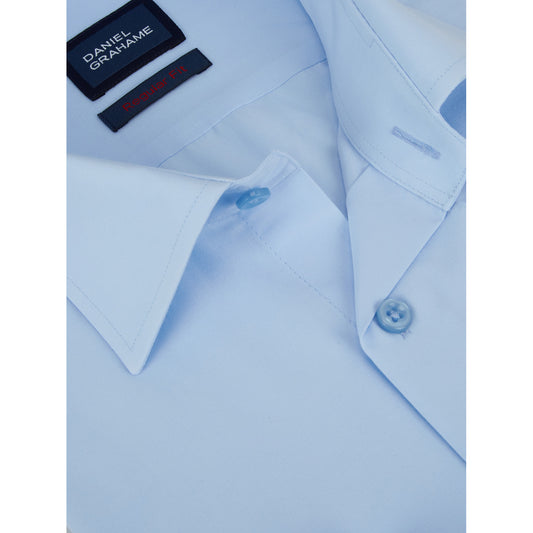 Daniel Grahame 15600SS 22 Light Blue Short Sleeve Dress Shirt
