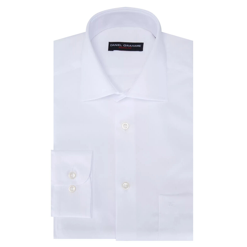 Daniel Grahame 15655 01 White Premium Long Sleeve Dress Shirt