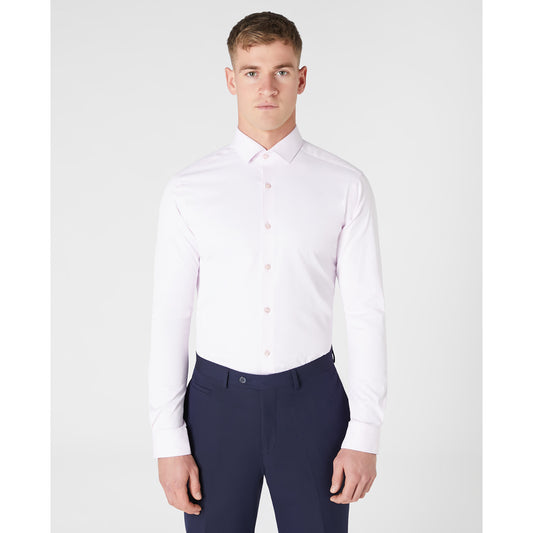 Remus Uomo 18625 61 Light Pink Slim Fit Long Sleeve Dress Shirt