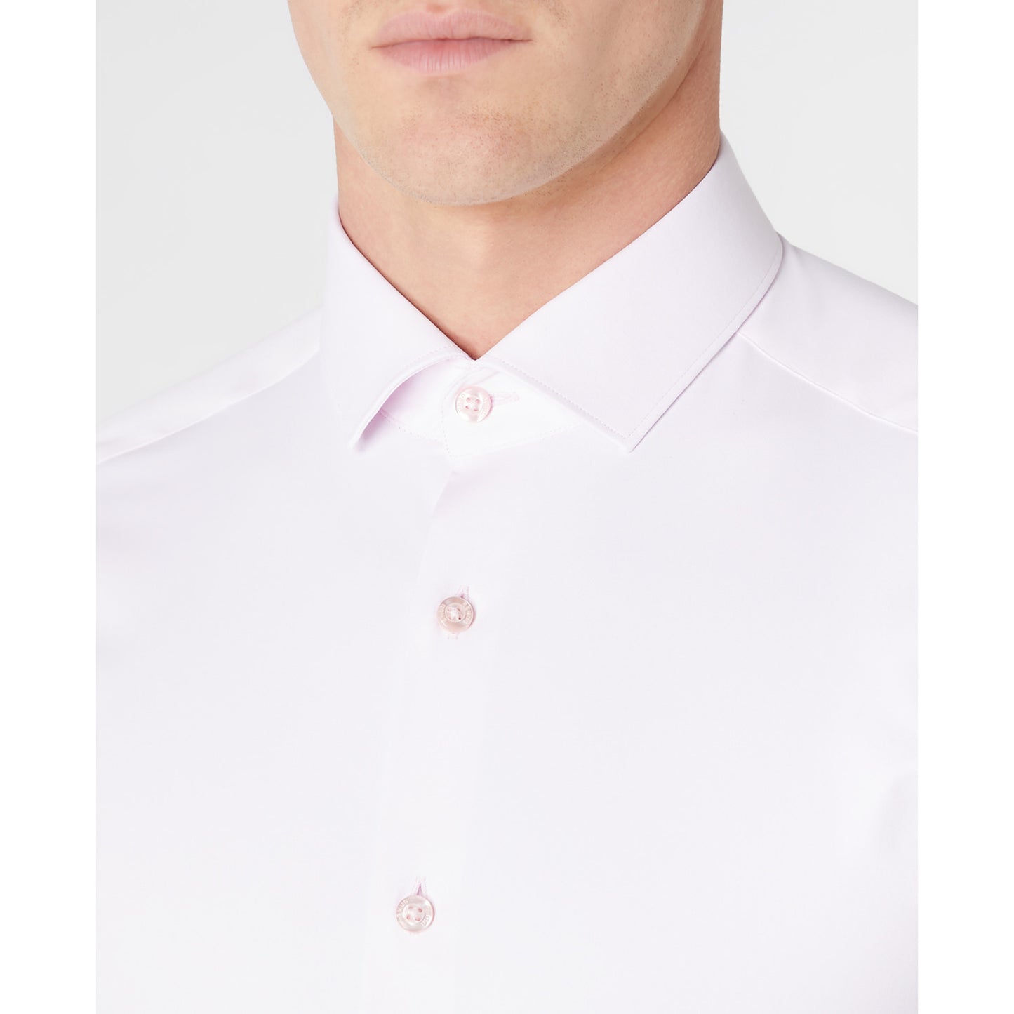 Remus Uomo 18625 61 Light Pink Slim Fit Long Sleeve Dress Shirt