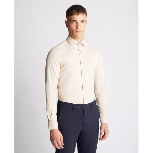 Remus Uomo 18625 92 Stone Slim Fit Long Sleeve Dress Shirt