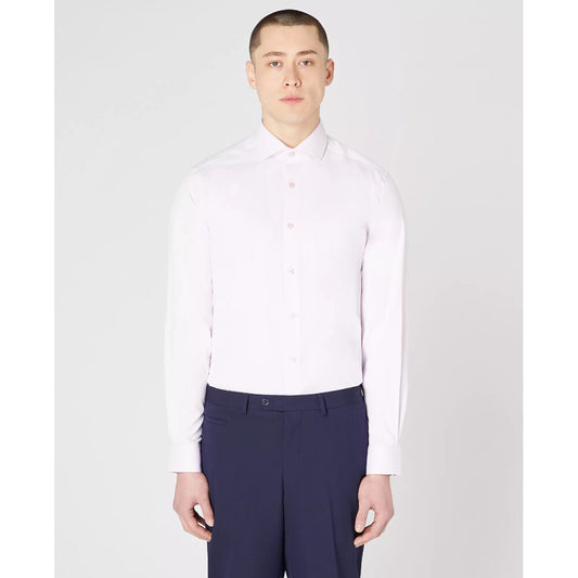 Remus Uomo 18626 61 Pink Seville Tapered Fit Dress Shirt