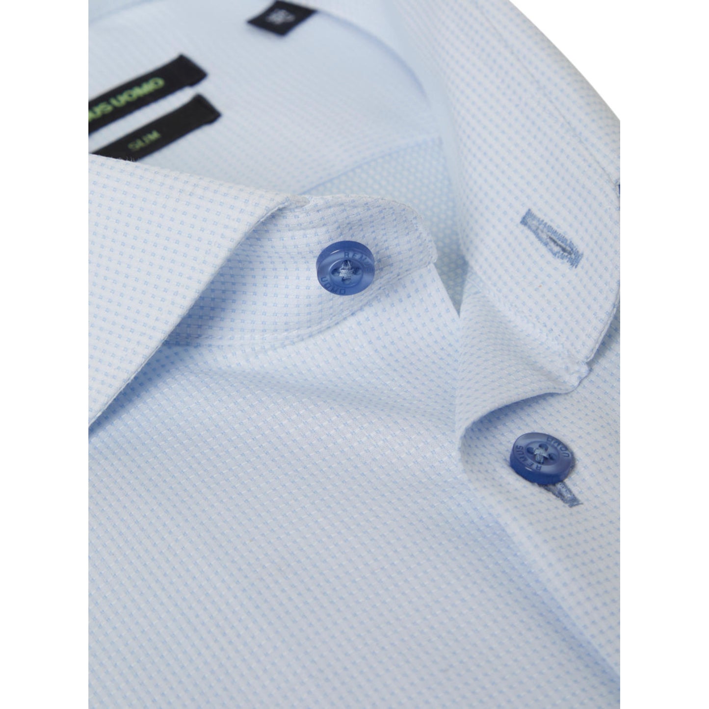 Remus Uomo 18745 21 Light Blue Slim Dress Shirt