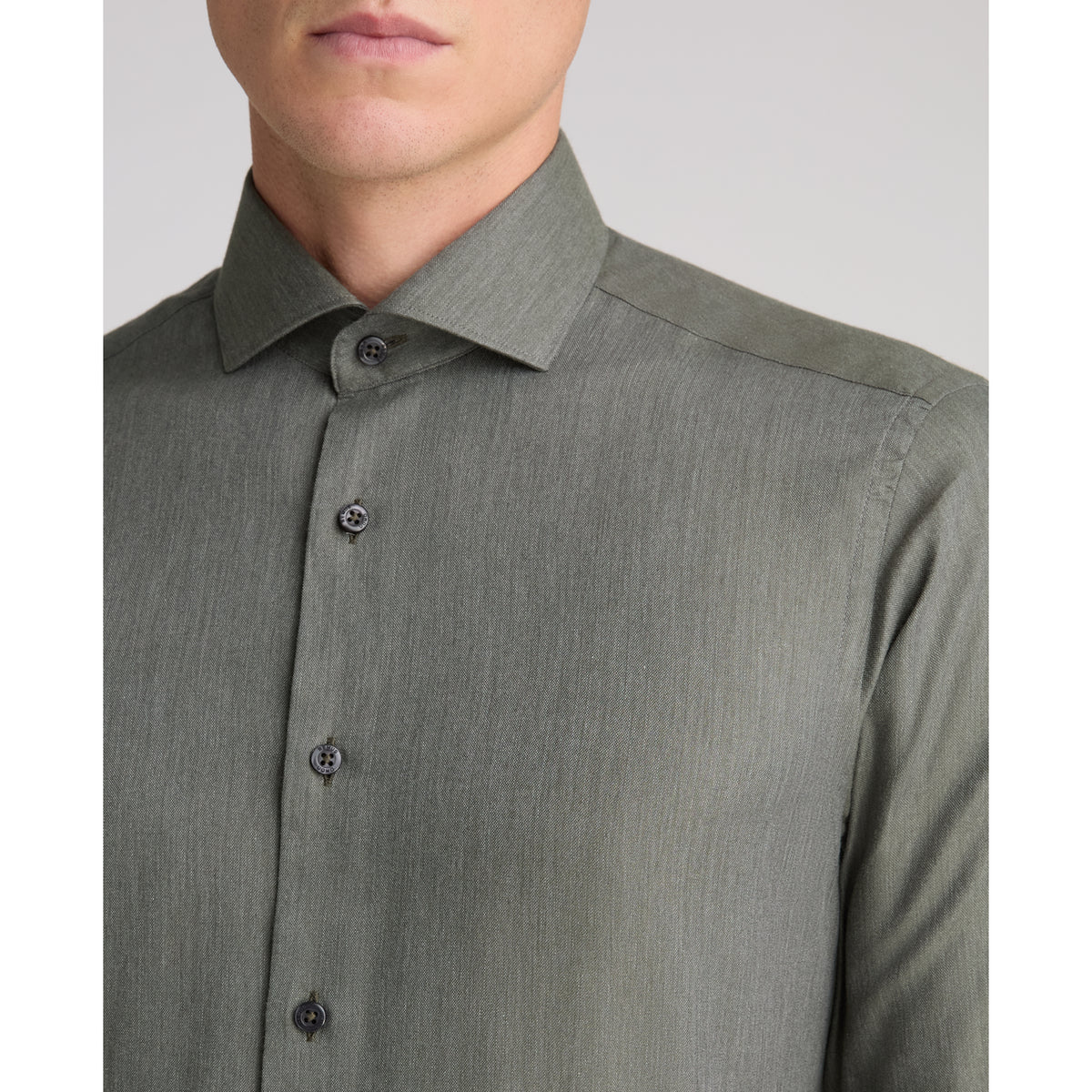 Remus Uomo 18757 34 Green Tapered Shirt