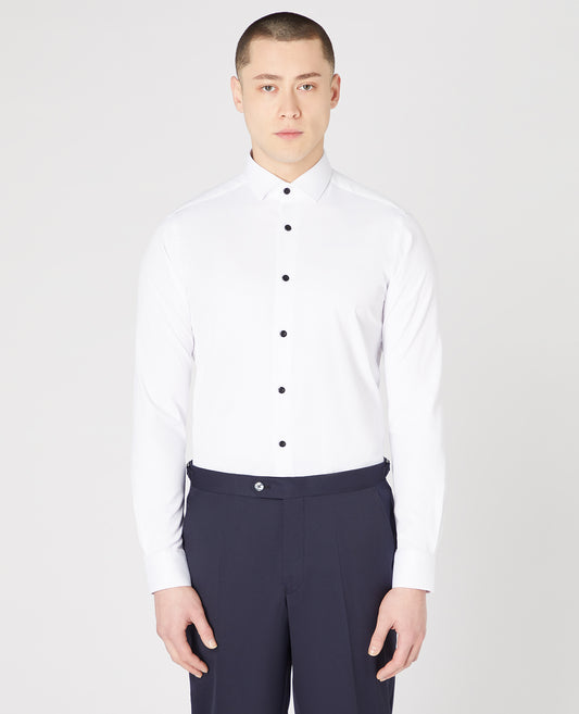 Remus Uomo 18825 01 White Slim Dress Shirt