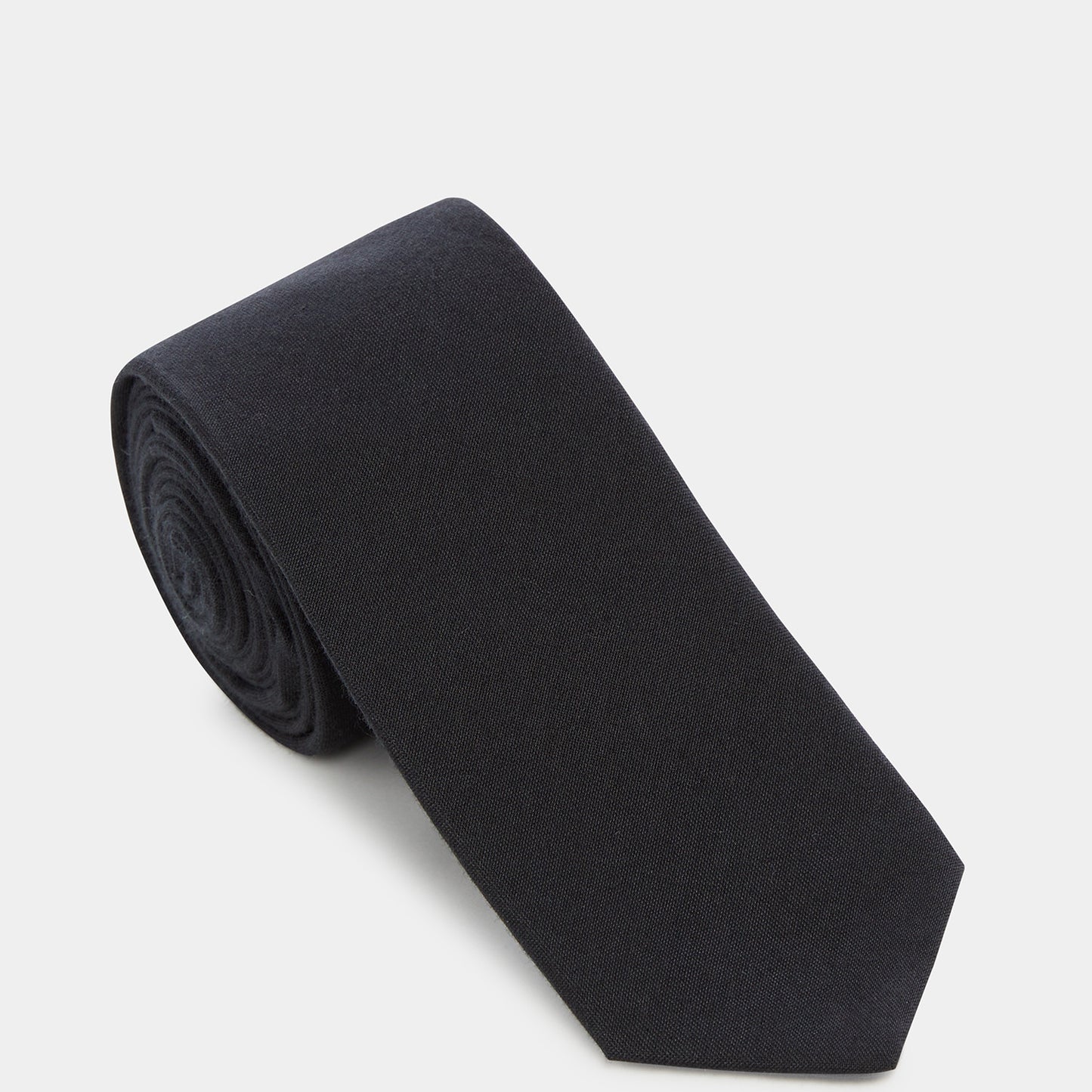 Remus Uomo N4308 00 Narrow Black Tie