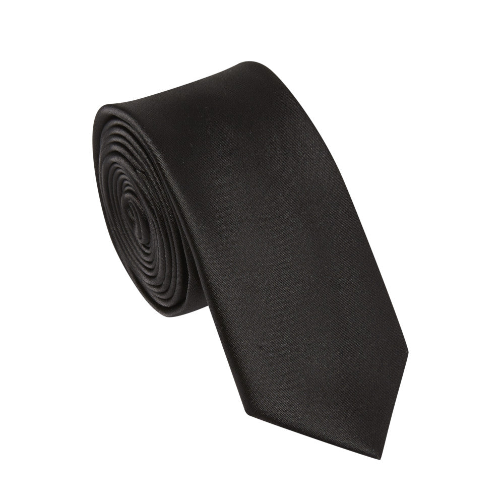 Remus Uomo N4308 00 Narrow Black Tie