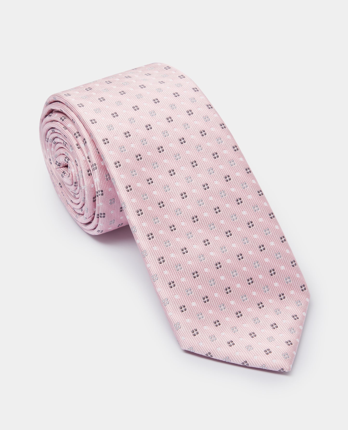 Remus Uomo TP4856 62 Light Pink Tie & Pocket Square Set