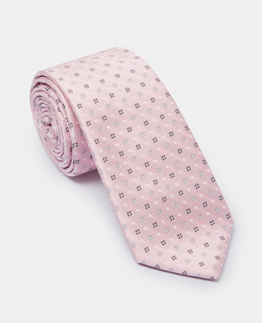 Remus Uomo TP4856 62 Light Pink Tie & Pocket Square Set