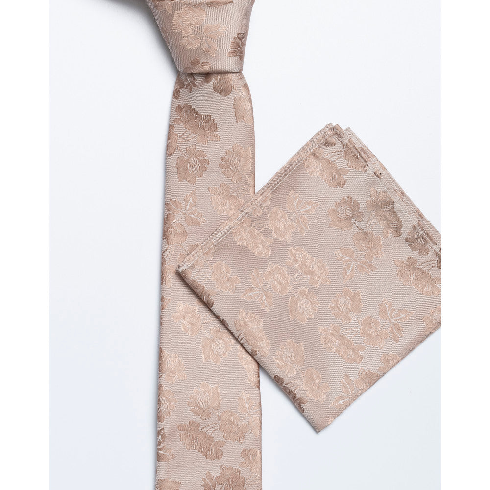 Remus Uomo Tp4981 42 Tan Tie & Pocket Square Set