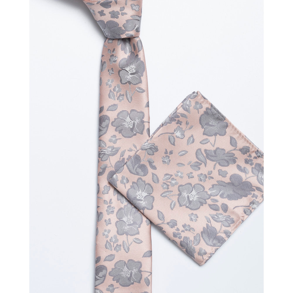 Remus Uomo Tp4983 62 Pink Tie & Pocket Square Set