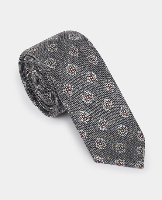 Remus Uomo Tp5019 08 Grey Tie & Pocket Square Set