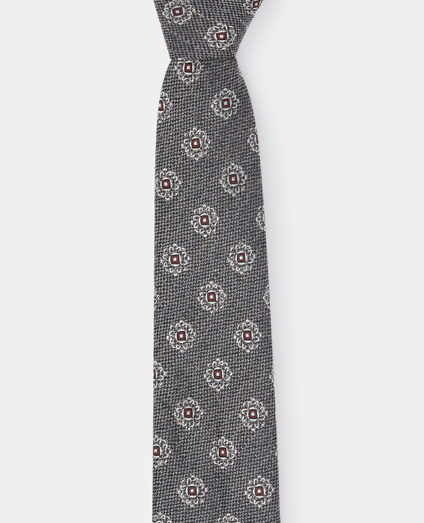 Remus Uomo Tp5019 08 Grey Tie & Pocket Square Set
