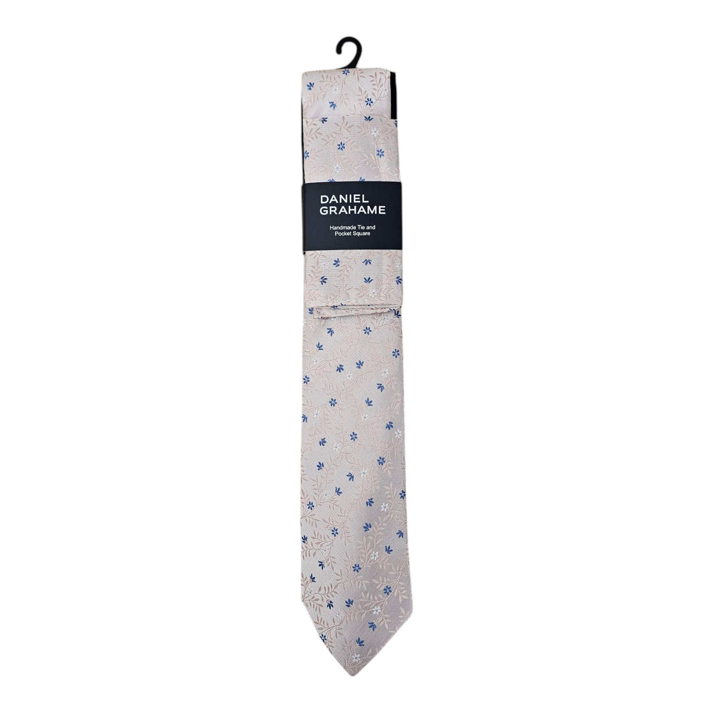 Daniel Grahame TP2382 60 Pink Tie & Pocket Square Set