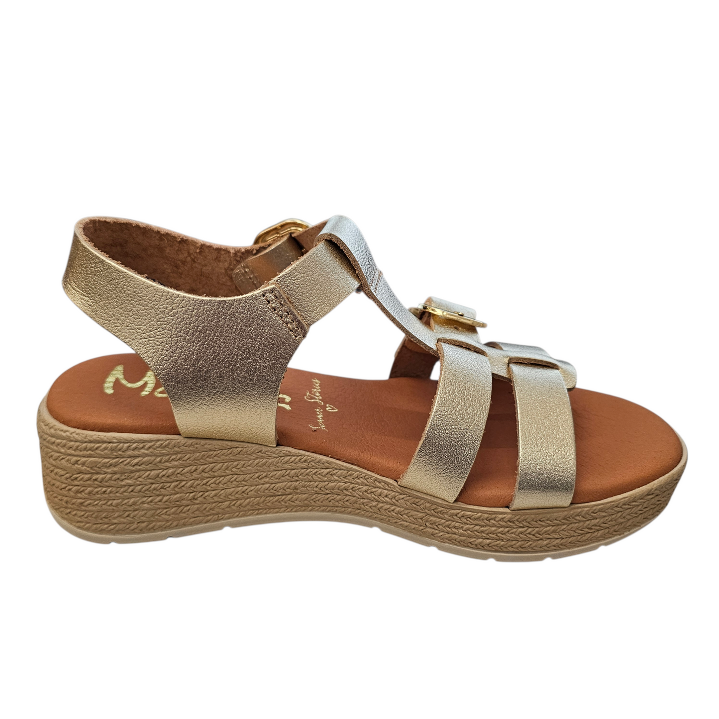 Marila Bamba Grain Champagne Sandals